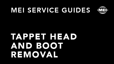 Tappet Head and Boot Removal